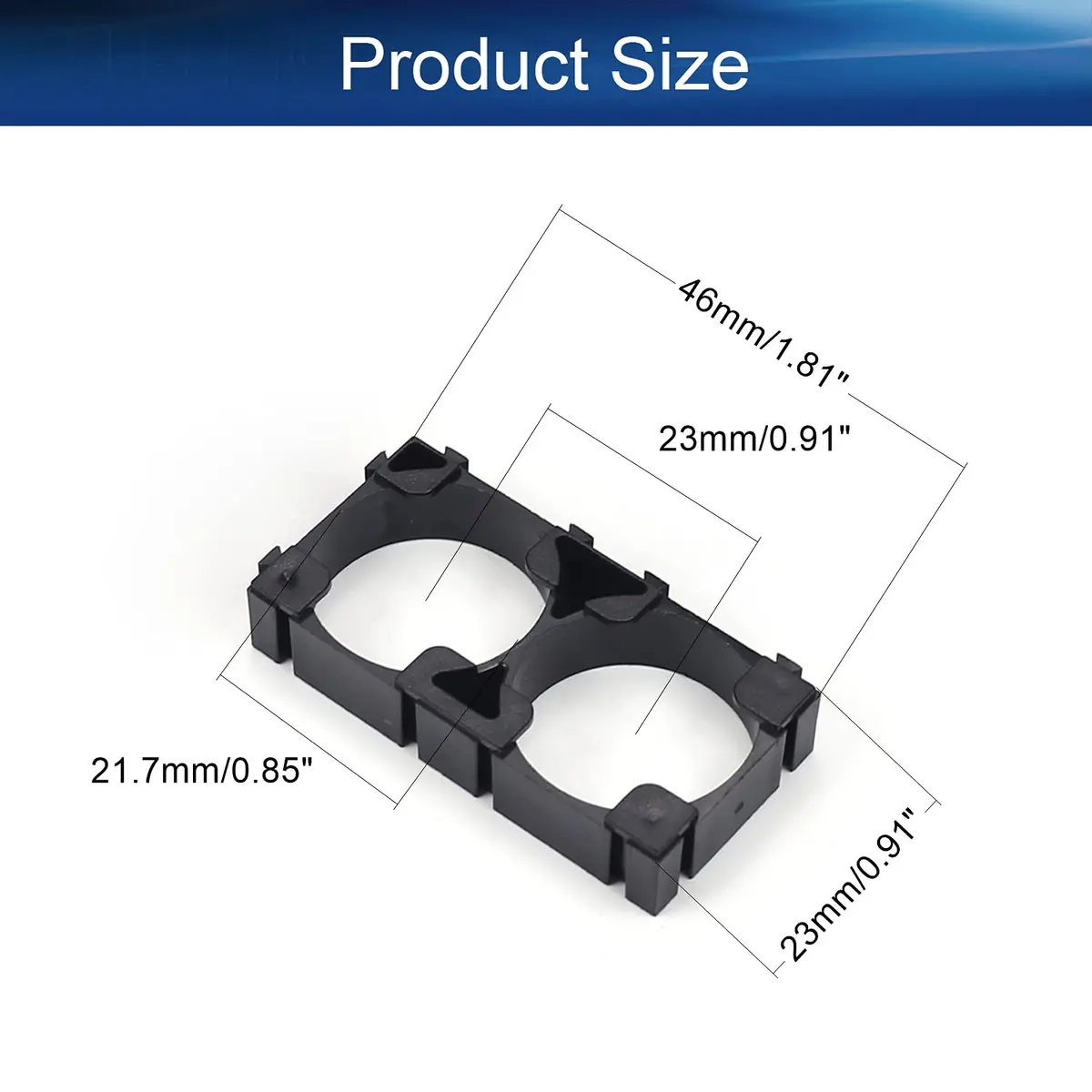 21700 2×1 Battery Cell Spacer / Holder 2
