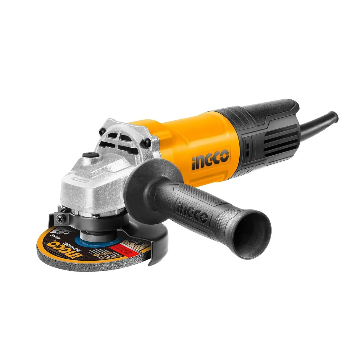 Ingco Ag750282 Angle Grinder, 100Mm | 750W | 12000 Rpm Power Grinder, Electric Metal Grinder With 1Pcs Auxiliary Handle 1