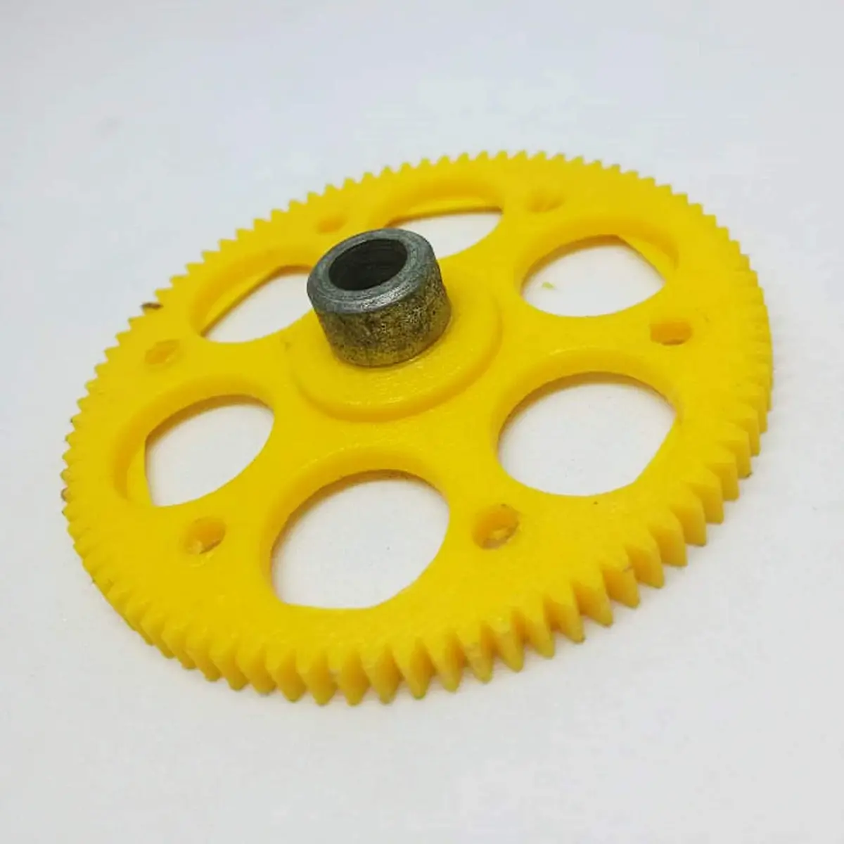 (Thin) 86 Teeth 55.5Mm Spur Gear 6 Mm Shaft (Yellow) 1