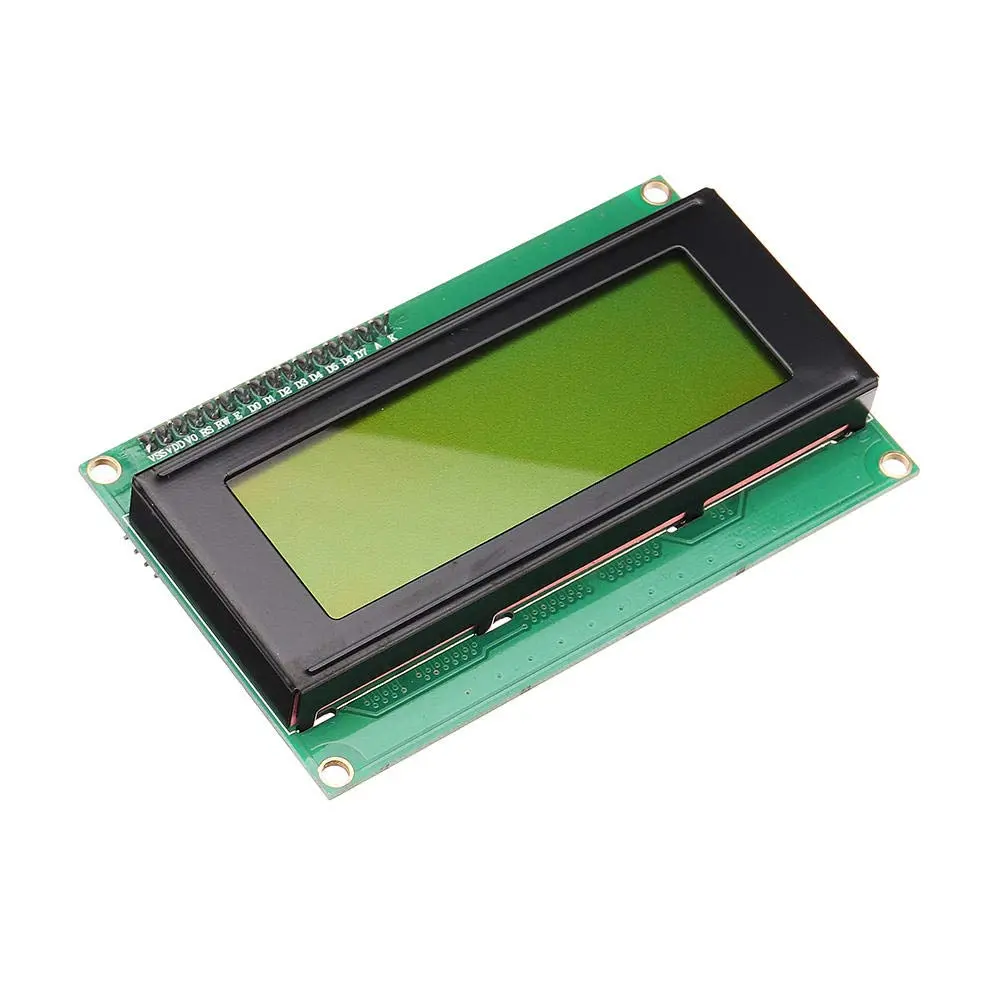 20X4 Lcd 2004 Display With Yellow / Green Backlight 1