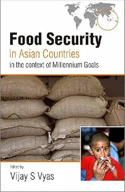 Food Security In Asian Countries In The Context Of Millennium Goals By Vijay S. Vyas (Hardcover) Old Book 1