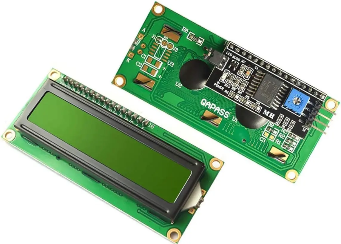 16X2 Lcd With I2c Module (Yellow) 2