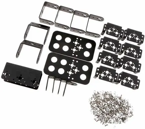 Diy 8Dof Biped Robot- Full Metal Diy Humanoid Robot Kit (Without Servos) 2