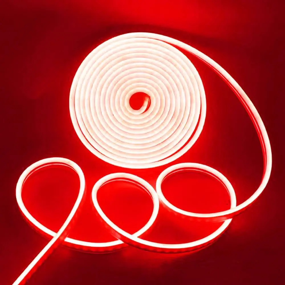 12V Neon Flexible Led Strip Light 5 Meter - Red 1