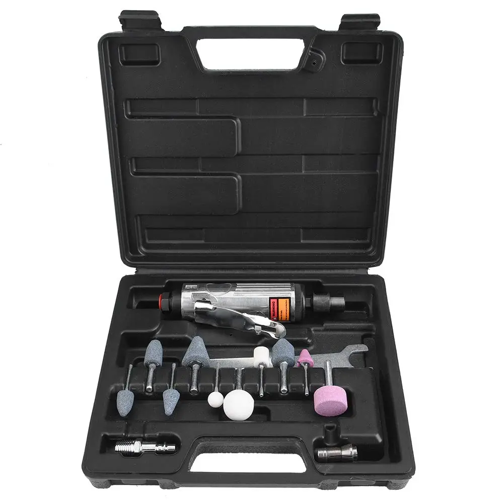 Air Sander Grinder Kit Polisher Machine Air Die Tool Metal Pneumatic Grinding Mill Tool Set For Polishing And Grinding 1