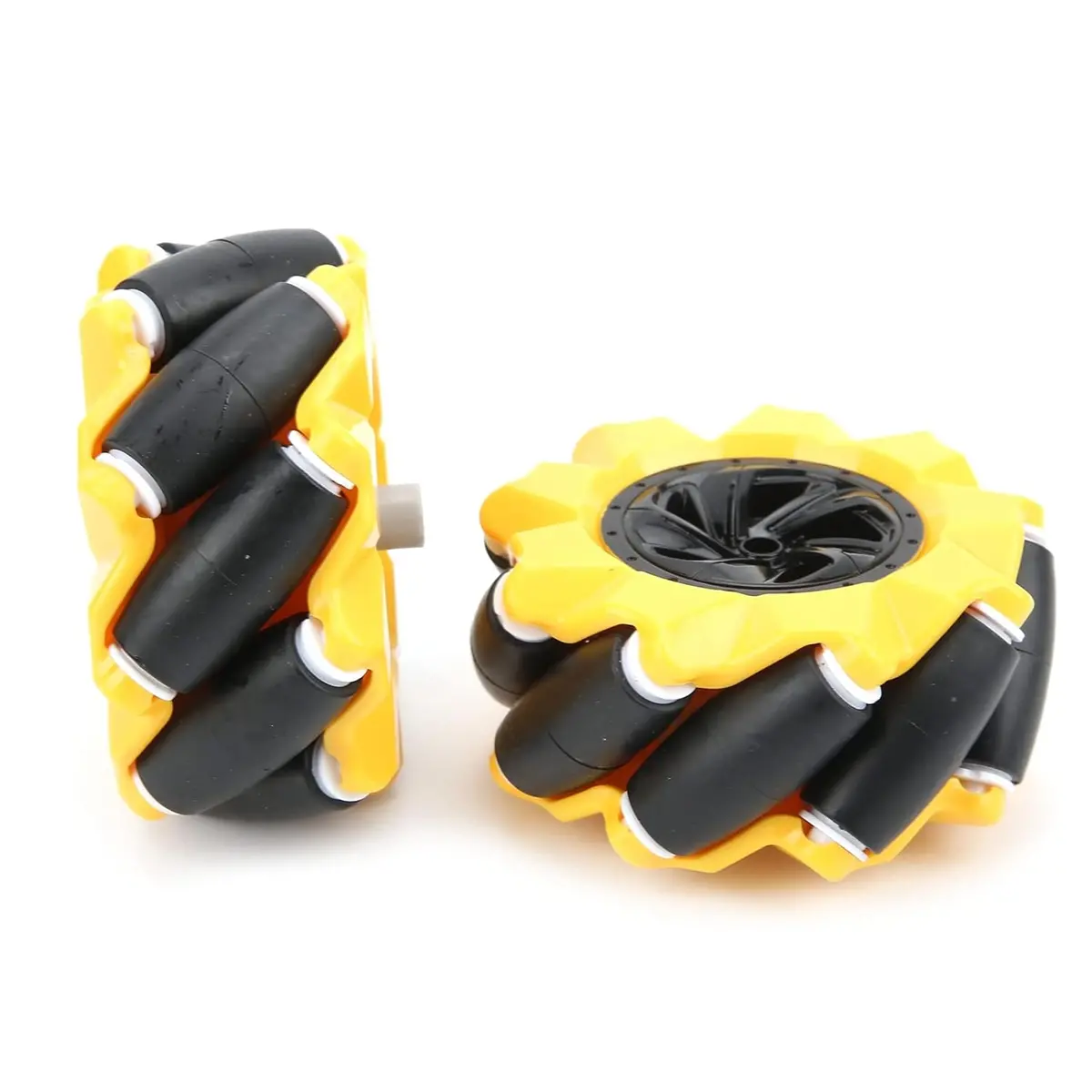 48Mm Mecanum Wheel For Bo Motor (Tt Motor) (Pack Of 2) -Yellow 1