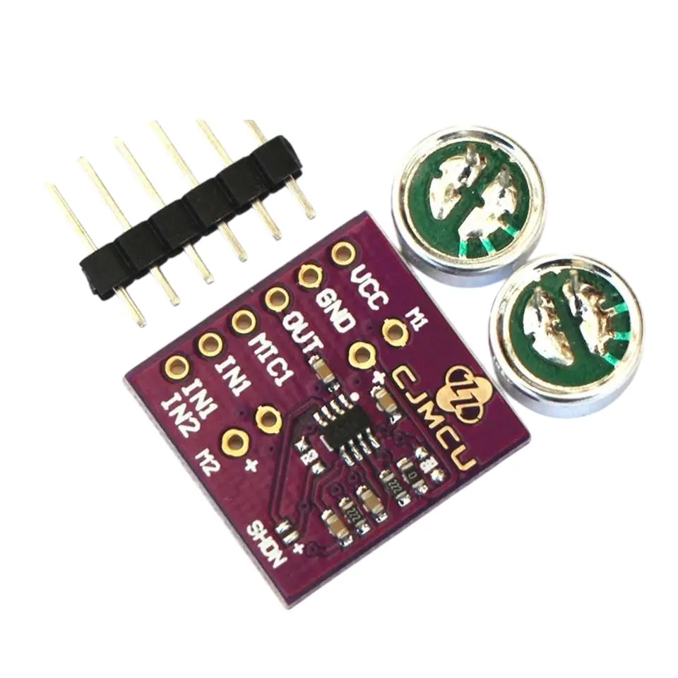 Max9813h Cjmcu-9813 Fixed Gain Integrated Bias Microphone Amplifier Module 1