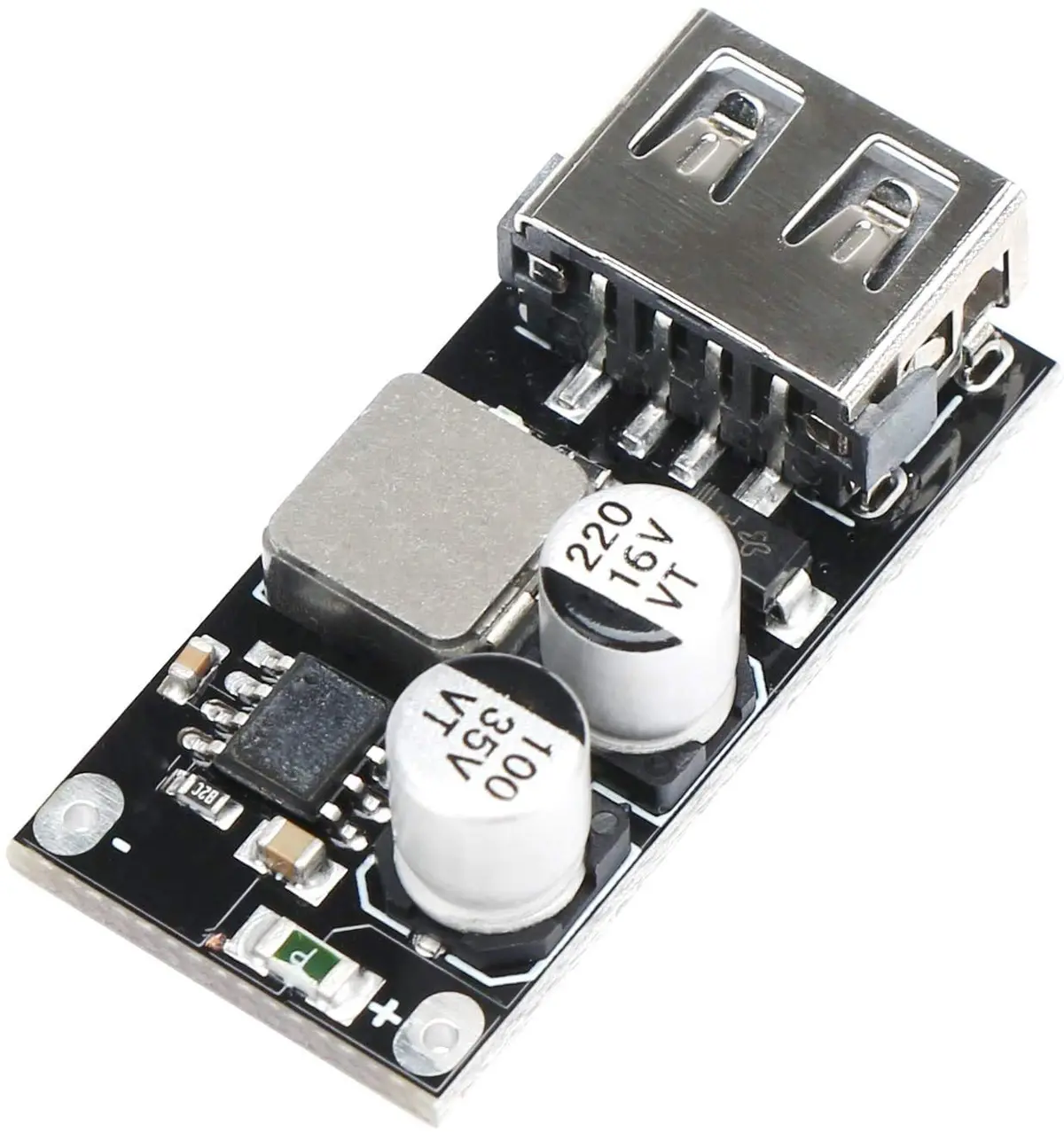 Usb Dc-Dc Buck Converter Charging Step Down Module 6-32V 9V 12V 24V To Fast Quick Charger Circuit Board 3V 5V 12V One Channel Qc3.0 Qc2.0 1
