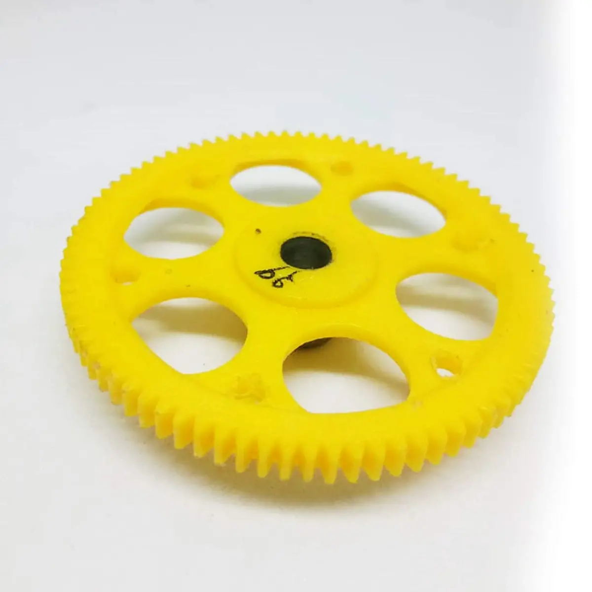 (Thin) 86 Teeth 55.5Mm Spur Gear 6 Mm Shaft (Yellow) 2