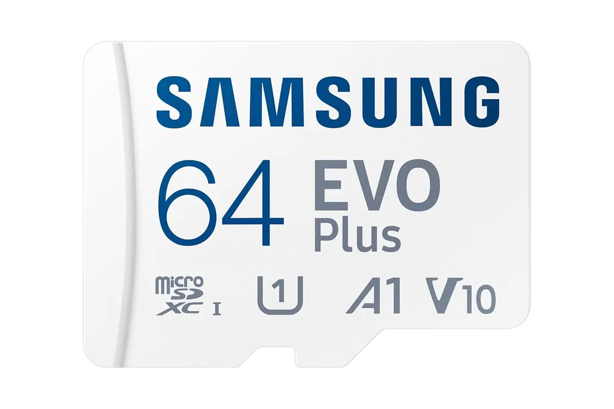 Samsung Evo Plus 64Gb Micro Sdxc W/Sd Adaptor, Up-To 160Mb/S, Memory Card, Mb-Mc64sa/In 1