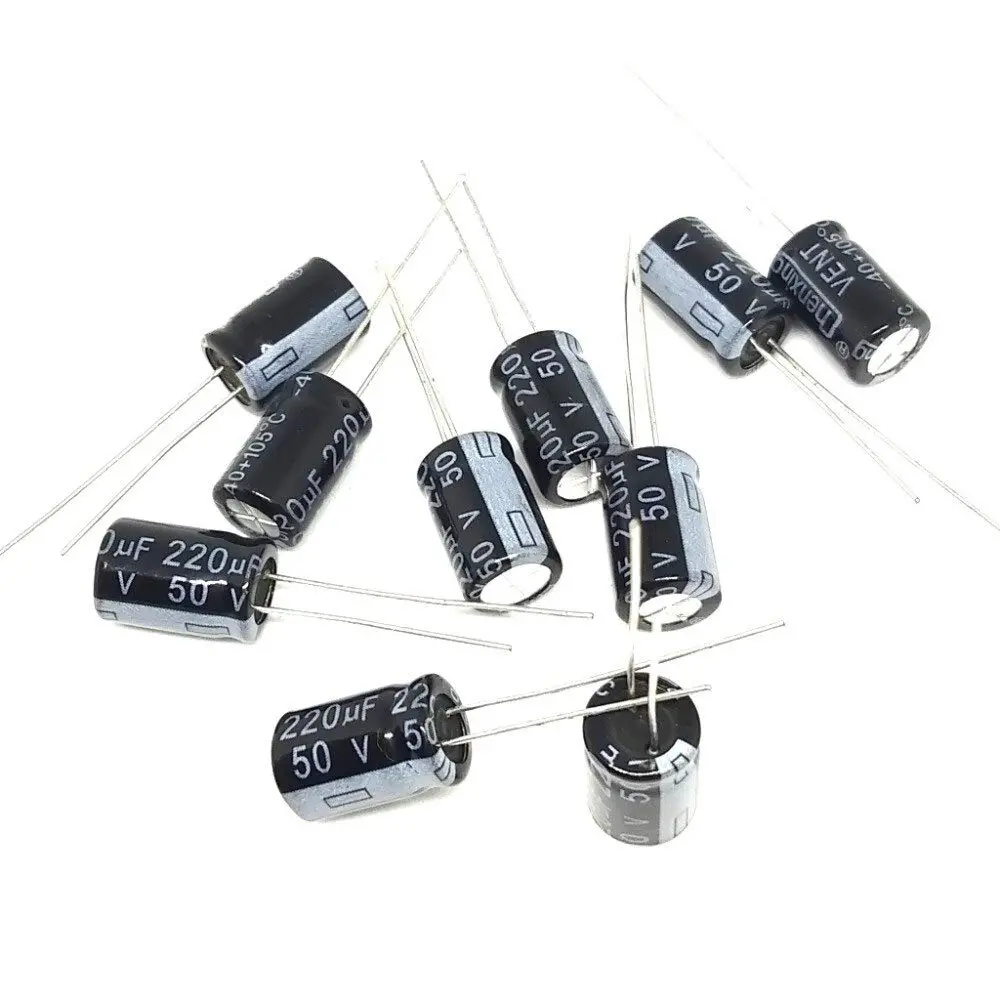 220Uf 50V Electrolytic Capacitor 2