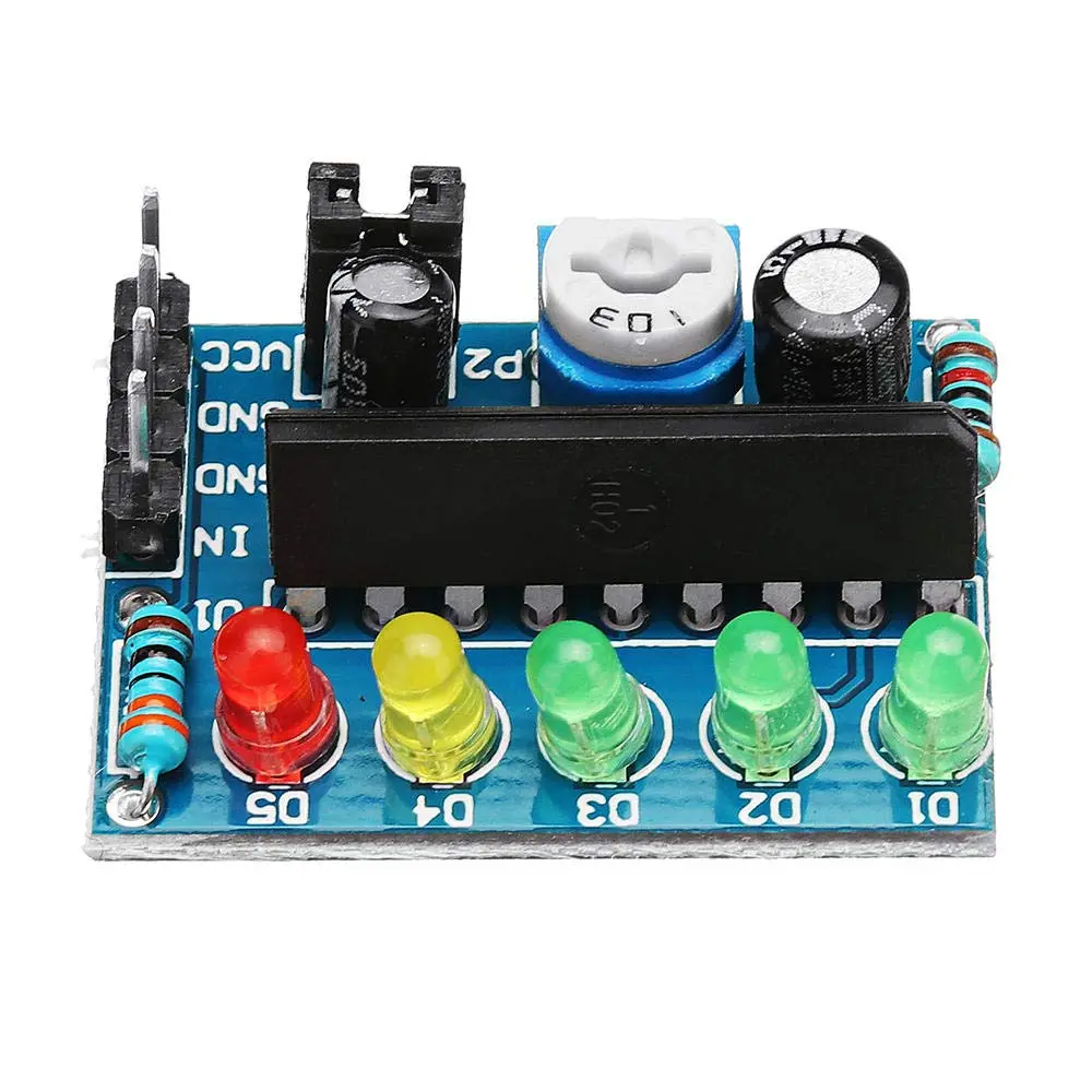 Ka2284 Level Indicator Dc3.5V-12V Module Battery Indicator Audio Level Indicator Ac Dc Al Adjustable 1