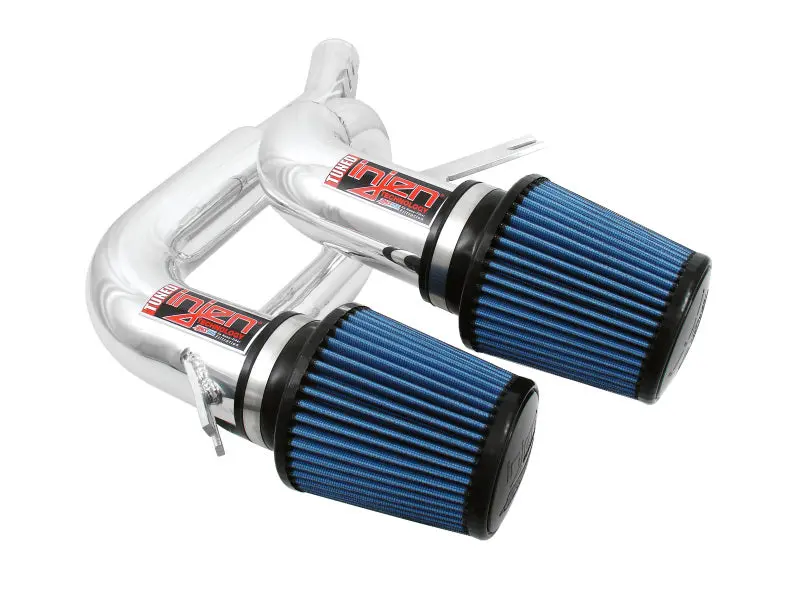 Injen 08-09 535I E60 3.0L L6 Twin Intake & Amsoil Filters Polished Short Ram Intake 2