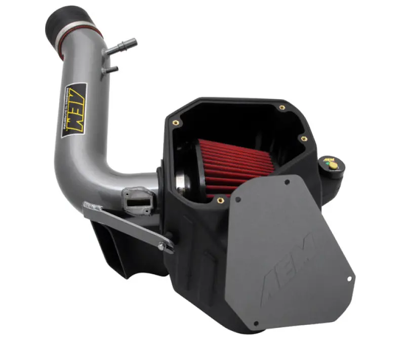 Aem 11-12 Ford Mustang 3.7L V6 Gunmetal Gray Cold Air Intake System 1