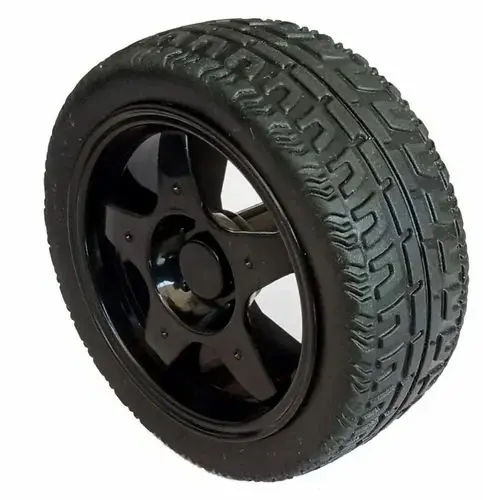 Bo Wheel Black 65Mm Robot Wheel 1