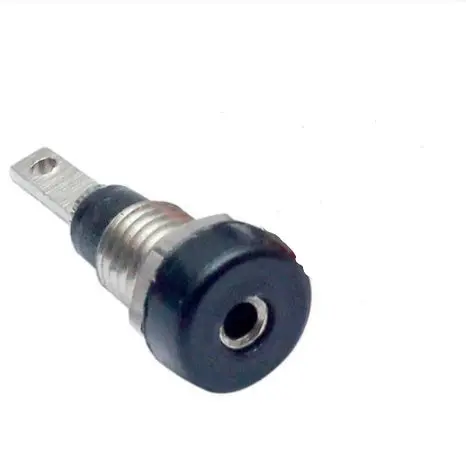 2Mm Banana Socket Female Panel Mount Type - Black 2