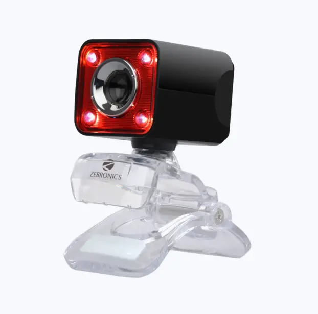 Zebronics Zeb-Crystal Pro Web Camera With Usb Powered,3P Lens,Night Vision And Built-In Mic 1