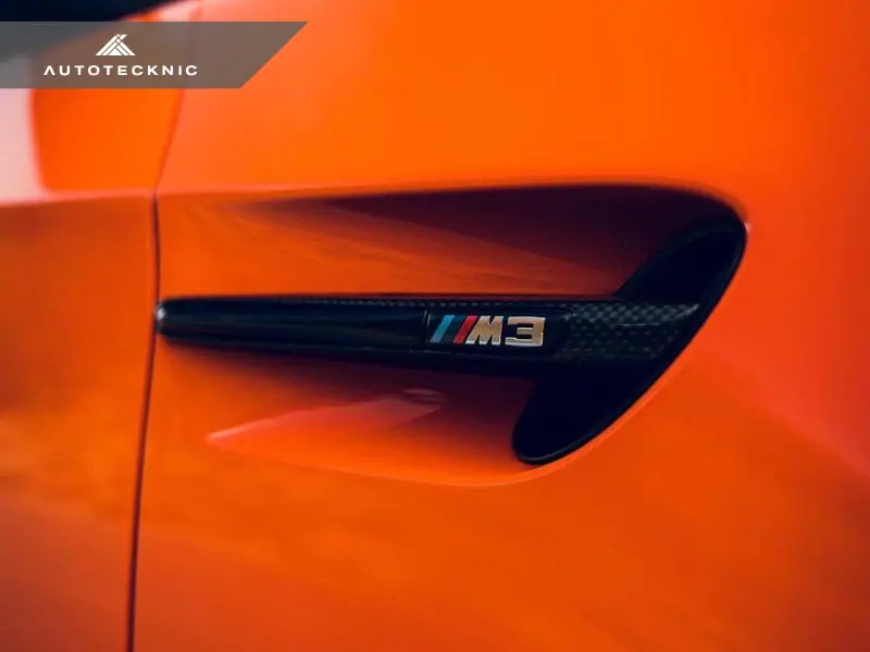 Autotecknic Replacement Carbon Fiber Fender Gills - E90 Sedan / E92 Coupe / E93 Cabrio | M3 5