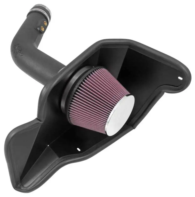 K&N 15-17 Ford Mustang 3.7L V6 F/I Performance Intake Kit 1