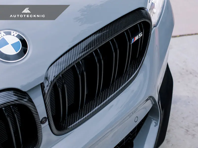 Autotecknic Carbon Fiber Front Grille Surround Set - F90 M5 1