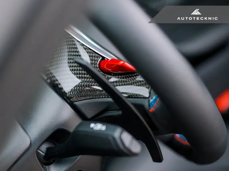 Autotecknic Carbon Steering Wheel Top Cover - G14/ G15/ G16 8-Series 3