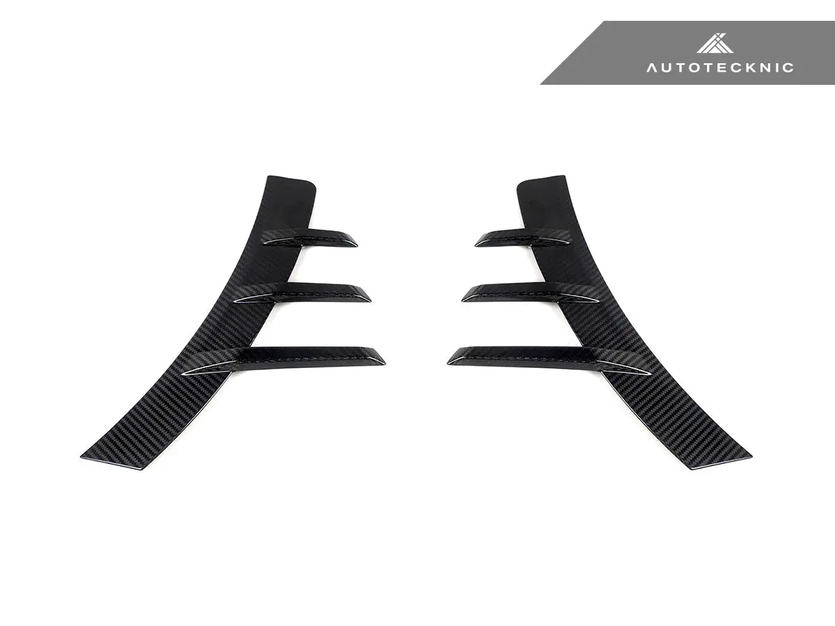 Autotecknic Dry Carbon Rear Fender Arch Trim Set - G87 M2 1