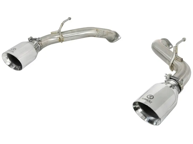 Afe Power Takeda 2.5In 304 Ss Axle-Back Exhaust W/ Polished Tips 17-19 Infiniti Q60 V6-3.0L (Tt) 1