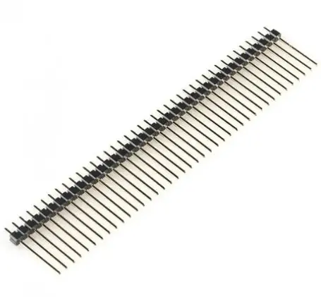 40X1  Long Header Pin Male 2.54Mm Single Row Berg Strip 1