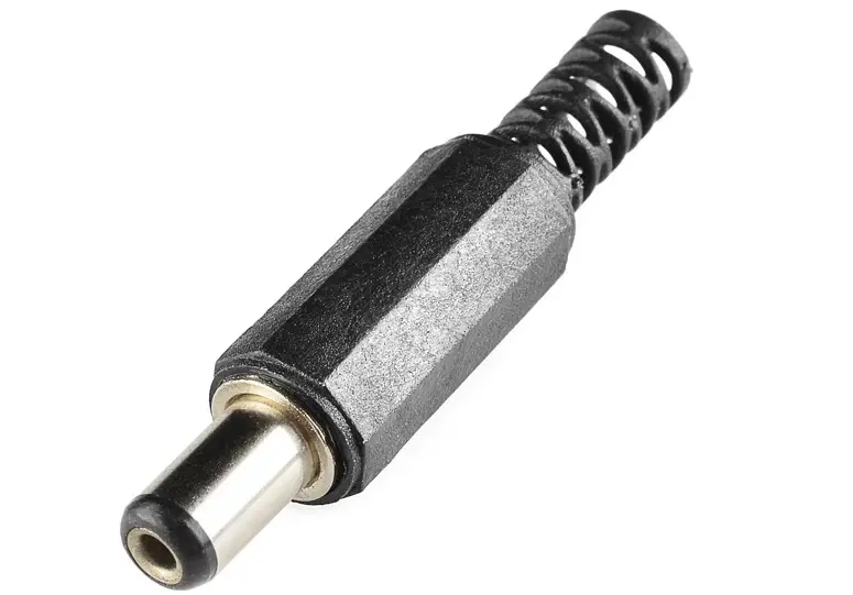 Dc Power Jack Barrel Connector High Quality Male (Black) 1