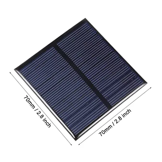 Solar Panel 70X70mm, 4V, 100Ma 1