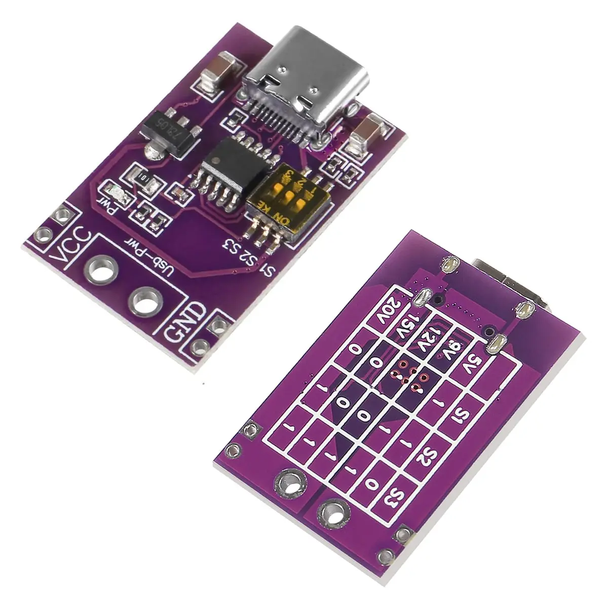 Type-C Qc Afc Pd2.0/3.0 To Dc Fast Charge Trigger Detector Module 1