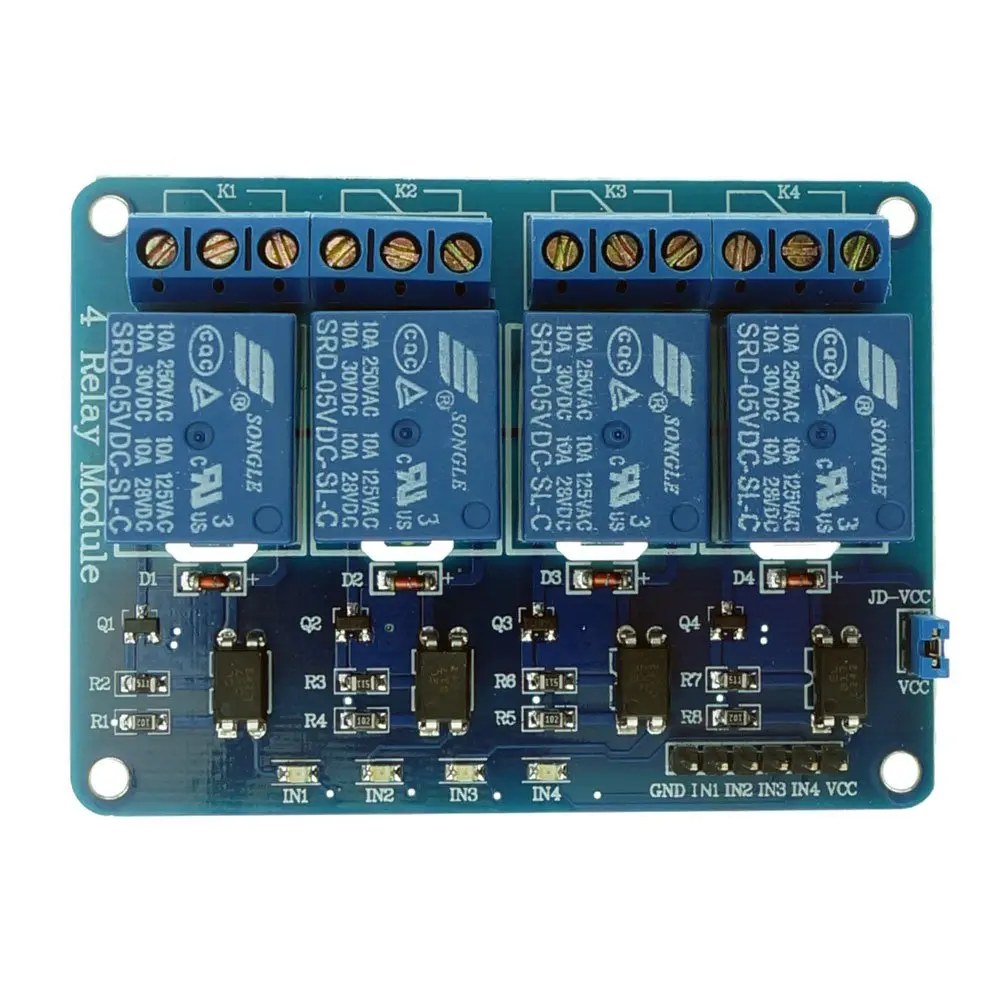 5V 4Ch 10A Relay Module With Optocoupler 1