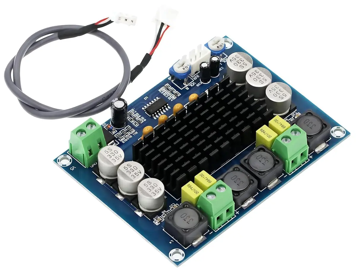Xh-M543 Tpa3116d2 Dual Channel Class D Audio Power Amplifier 2 X 120W 12 To 24V Dc 1