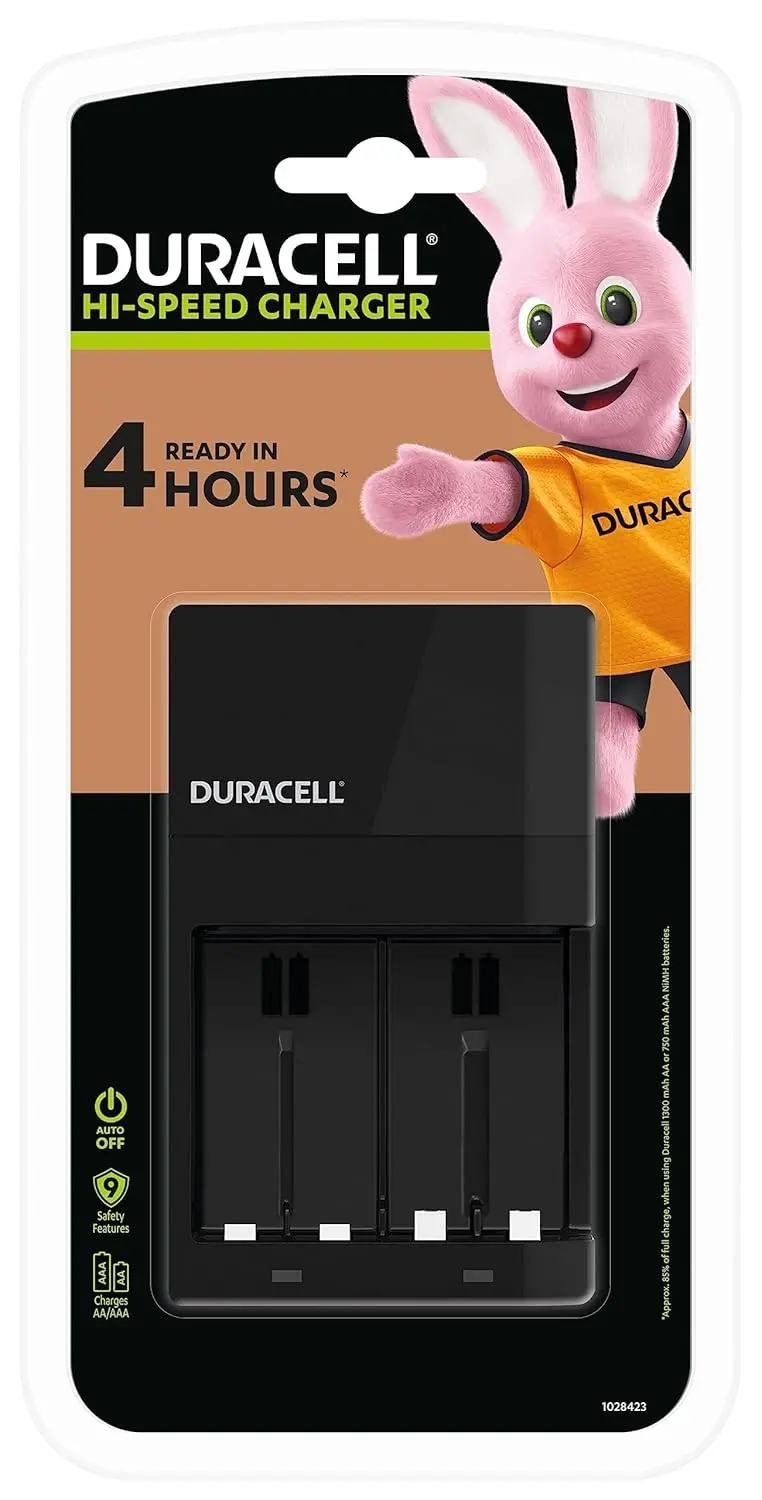 Duracell 4 Hours High Speed Battery Charger Cef14 For Aa & Aaa 1