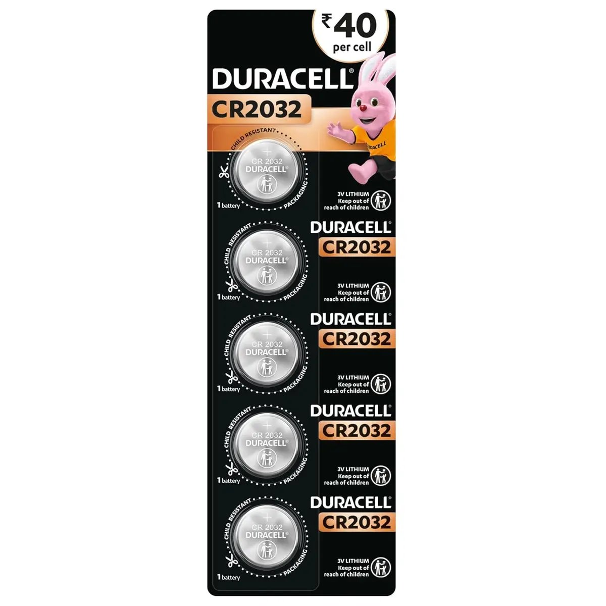 Duracell Cr 2032 Duracell 3V Lithium Coin Battery (Pack Of 1) 1