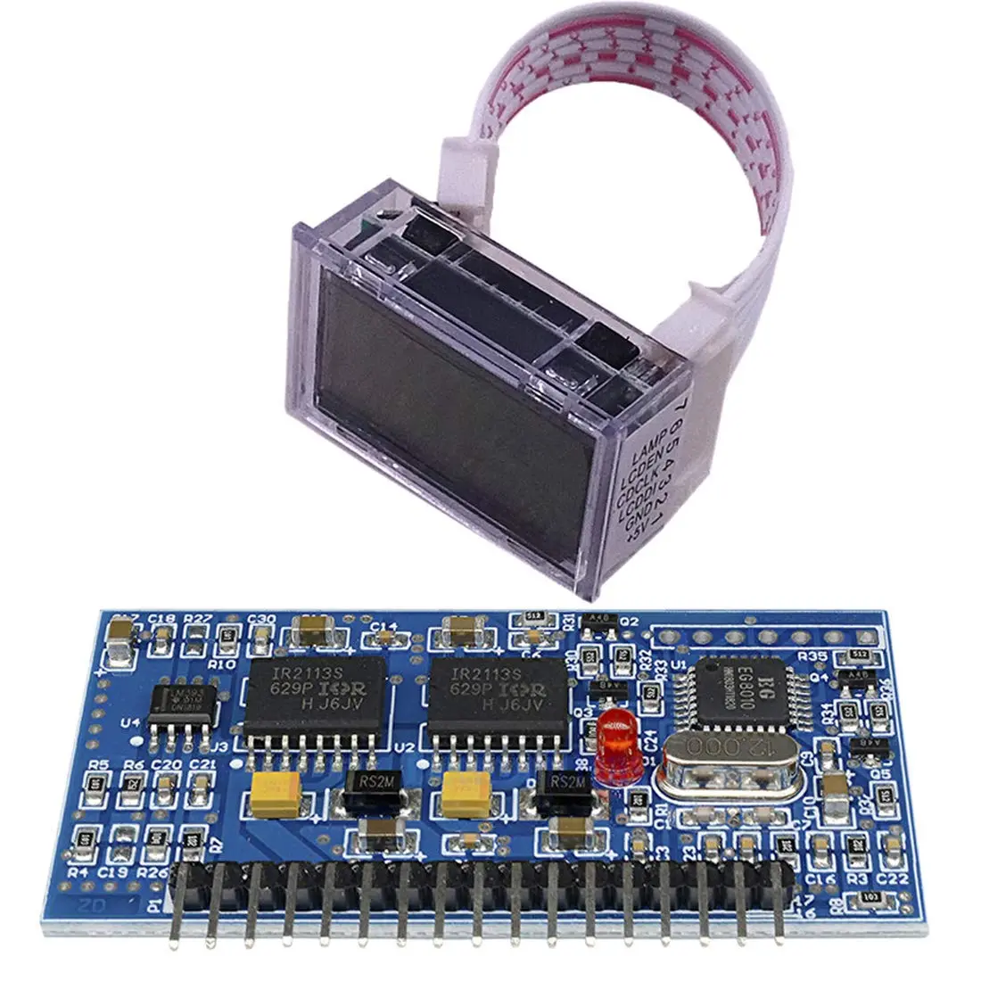 Egs002 Pure Sine Wave Inverter Drive Board Spwm Driver Eg8010+Gnvs2113s+Lcd Module 2
