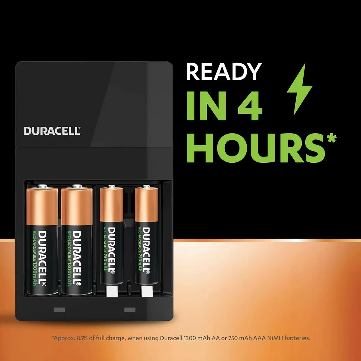 Duracell 4 Hours High Speed Battery Charger Cef14 For Aa & Aaa 2