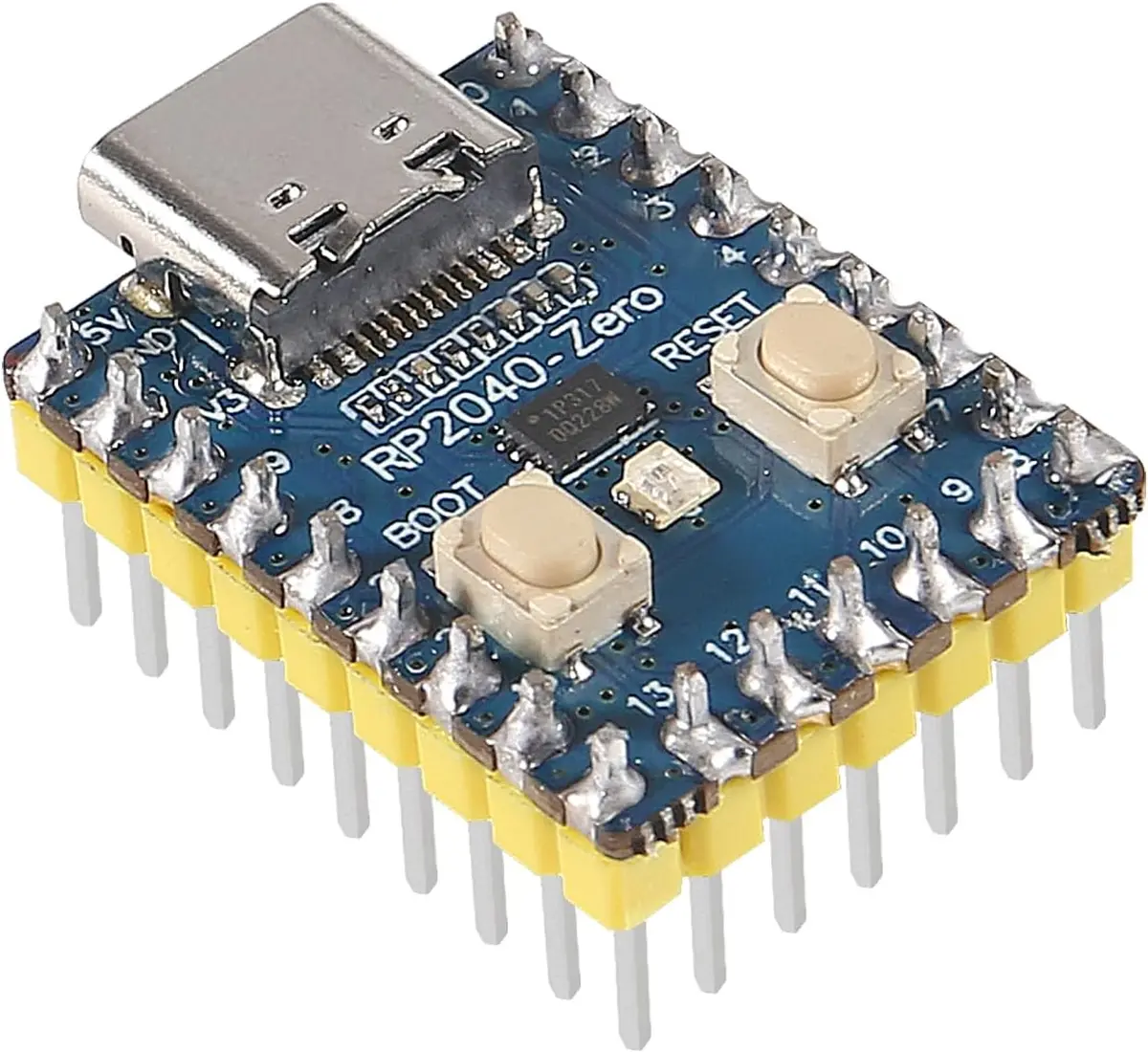 Rp2040-Zero Raspberry Pi Mcu With Presoldered Header 1