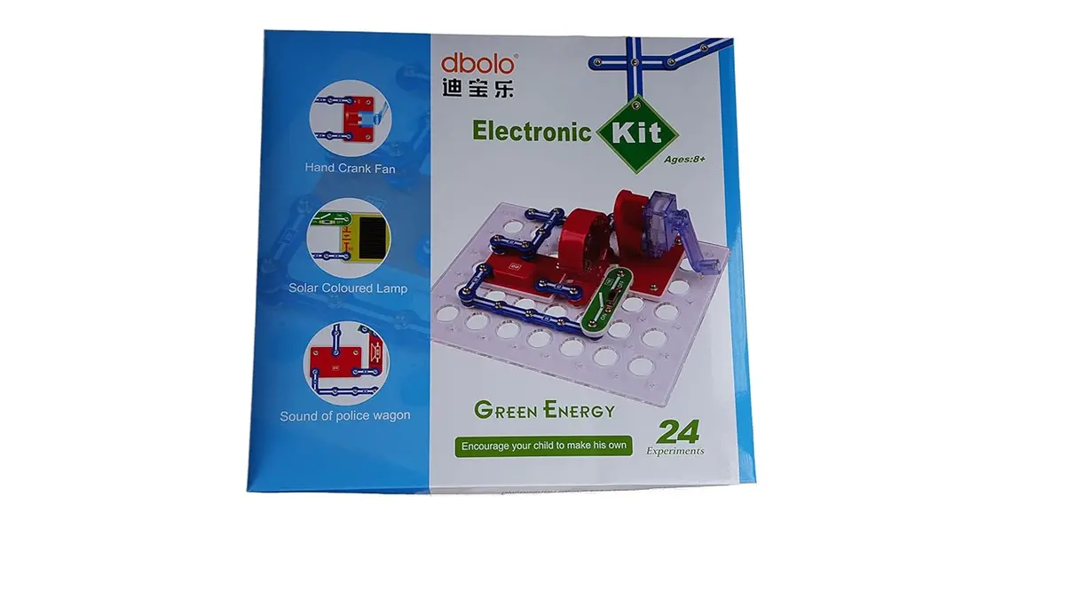 24 In 1 Educational Electronics Experiment Kit Snap Circuits Green Energy (Dbolo) 1