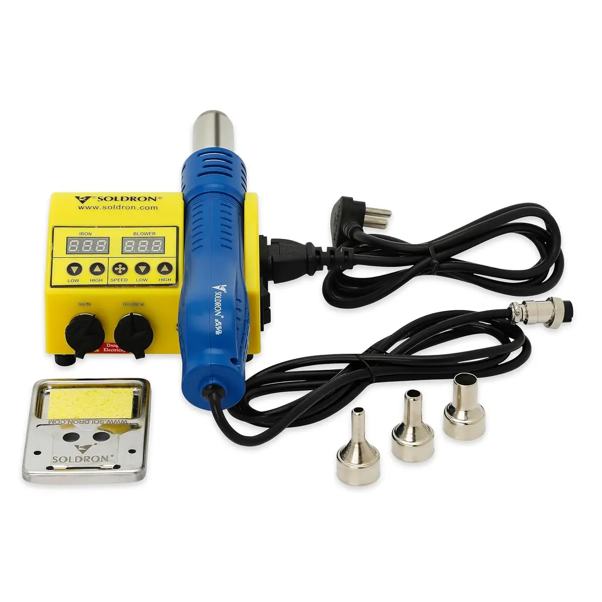 Soldron 8898 Portable Dual Hot Air Soldering Station 1