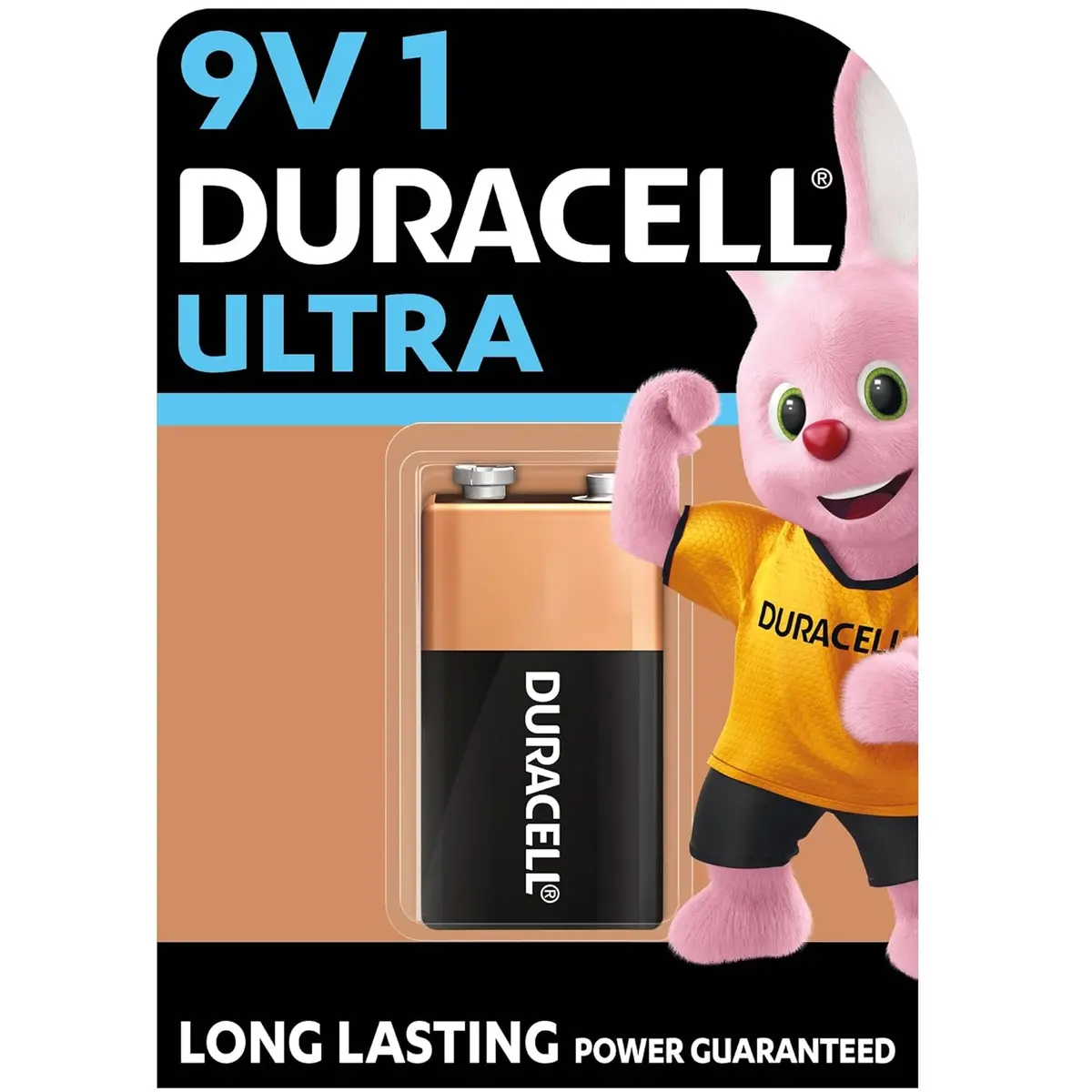 9V Duracell Ultra Alkaline Batteries (Pack Of 1) 1