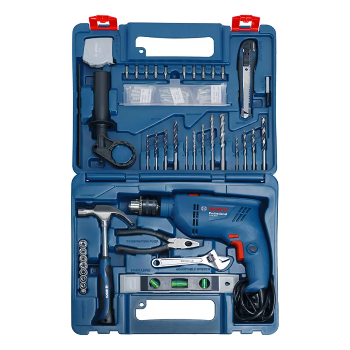Bosch Gsb 600 Corded Electric Impact Drill With 100Pcs Accessory Set 1
