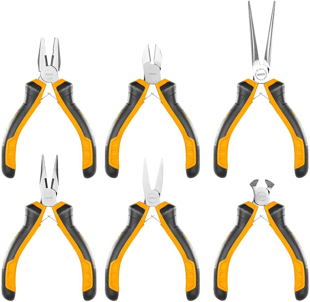 Ingco Hmps06115 6 Pcs Mini Pliers Set 2