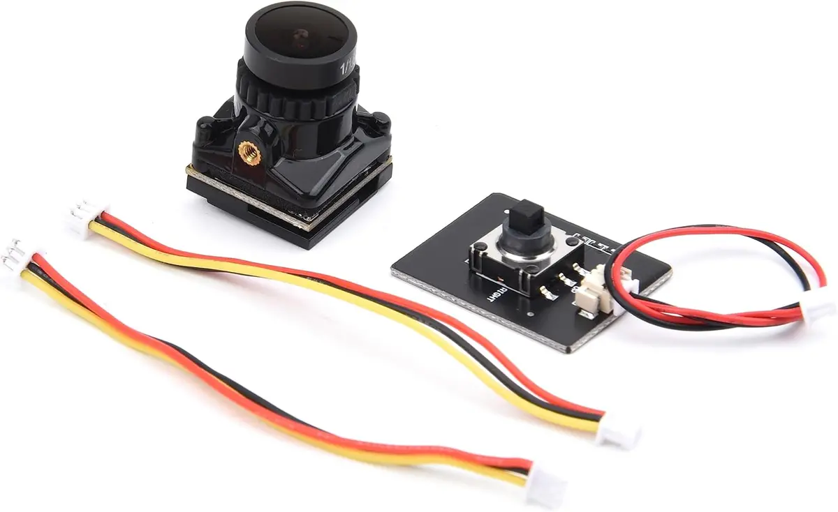 1800Tvl Fpv Camera Mini 2.1Mm Lens 1/1.8 Camera 5V-40V Pal/Ntsc With For Osd Internal Adjustable For Rc Fpv Racing Drone 1