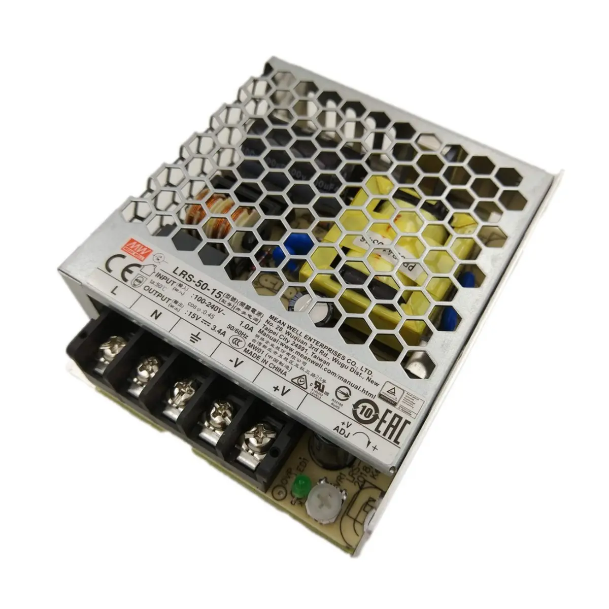 Mean Well Lrs-50-5 – 5V 10A – 50W Smps Ac To Dc Switching Single Output Power Supply 1