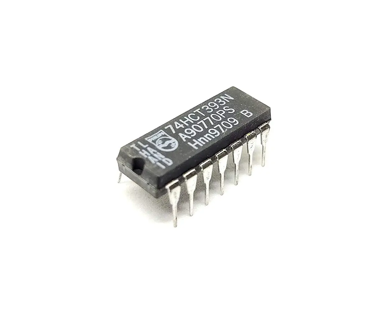 74393 Philips Binary Ripple Counter, Dip-14 Ic 1