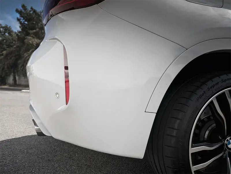 Afe Mach Force-Xp 3.5In. 304 Ss C/B Exhaust W/O Muffler 15-18 Bmw X5 M V8-4.4L (Tt) - Polished Tip 2
