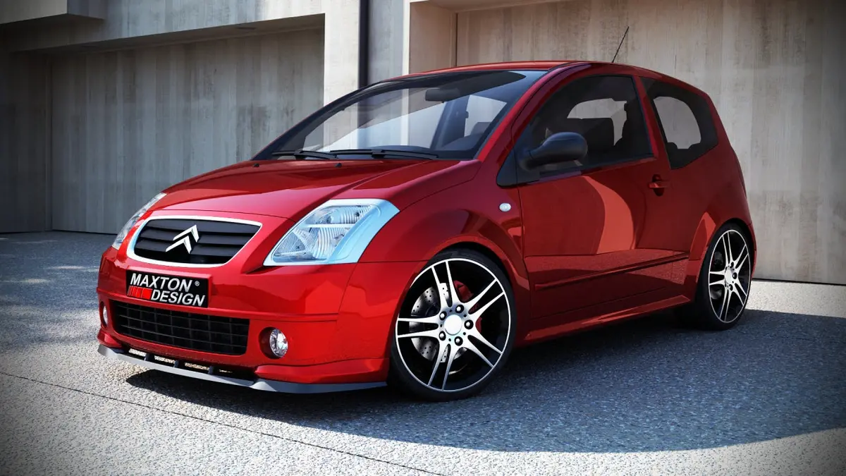 Maxton Design Front Splitter Citroen C2 Vts (2004-2006) 1