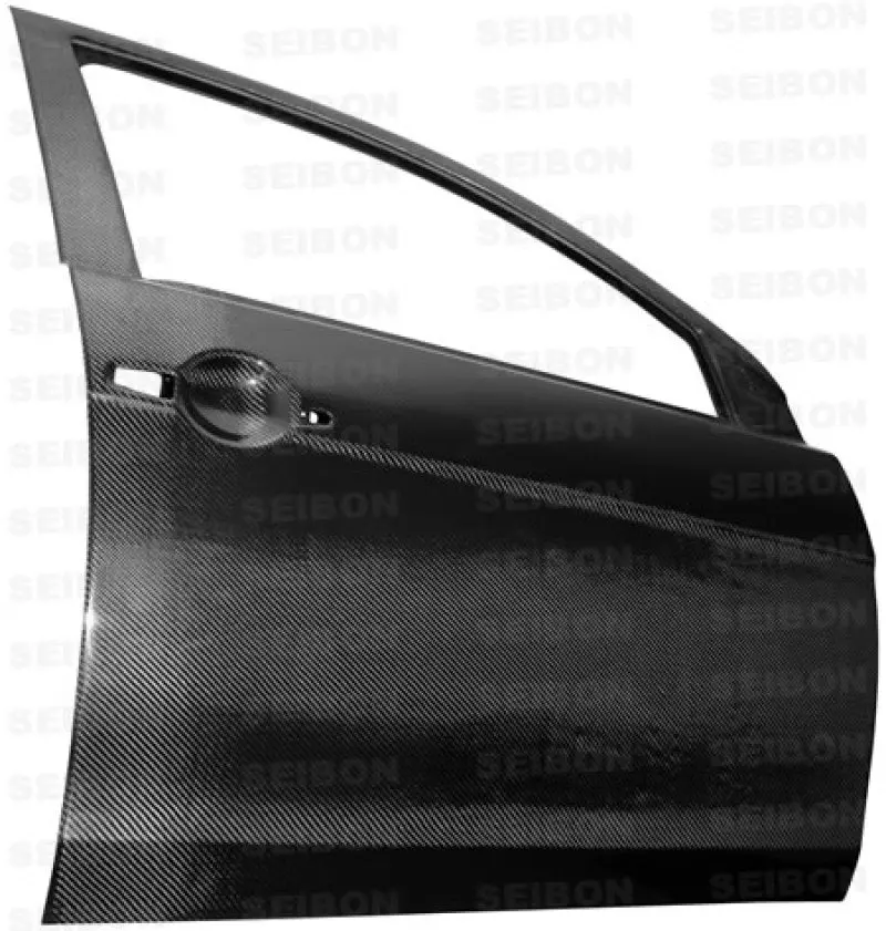 Seibon 08-09 Mitsubishi Evo X Carbon Fiber Front Doors 1
