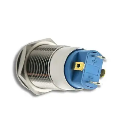 12Mm Size Green Led Stainless Steel Latching Type Push Button Switch 12V Dc 2